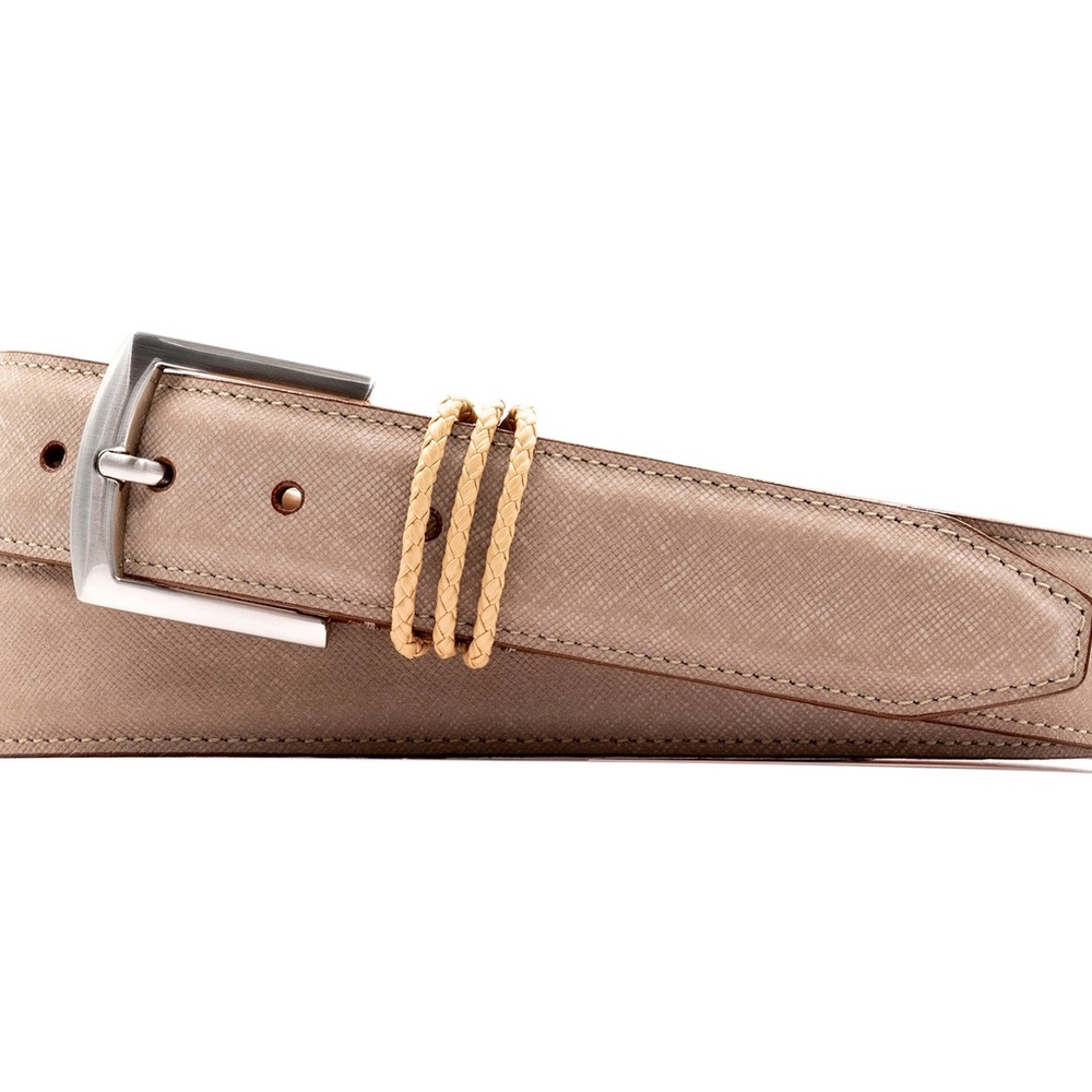 Martin Dingman Taupe Men’s Belt